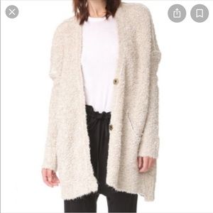 Free People Oversized Oatmeal Cardigan